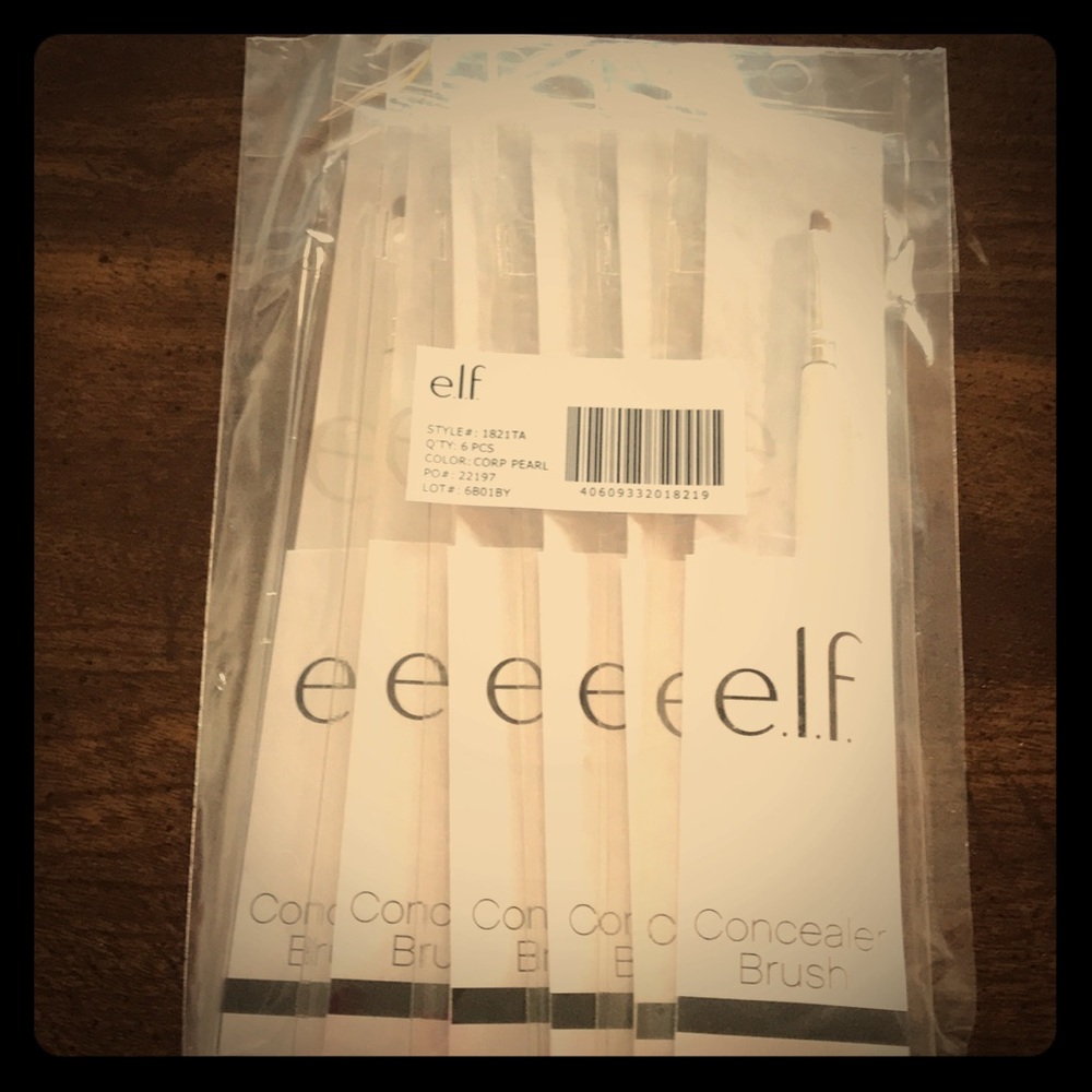 6 pack elf concealer brushes
